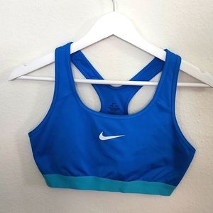 Nike, Large, Blue Dry Fit Sports Bra